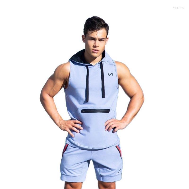 

Men's Tracksuits Men's 2022 Mens Two Piece Set Summer Clothing Cotton Casual Sweat Suits Fashion Male Sportswear Jogging Suit Men 3XL, Blue
