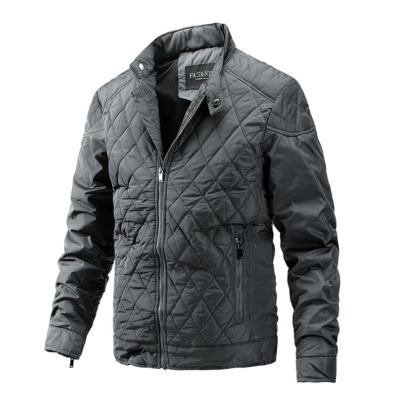 

Mens Oversized Jacket Brand Fashion Casual Autumn Winter Warm Windbreaker Coat Parkas Outwear Slim Thick Motor Jackets, Black