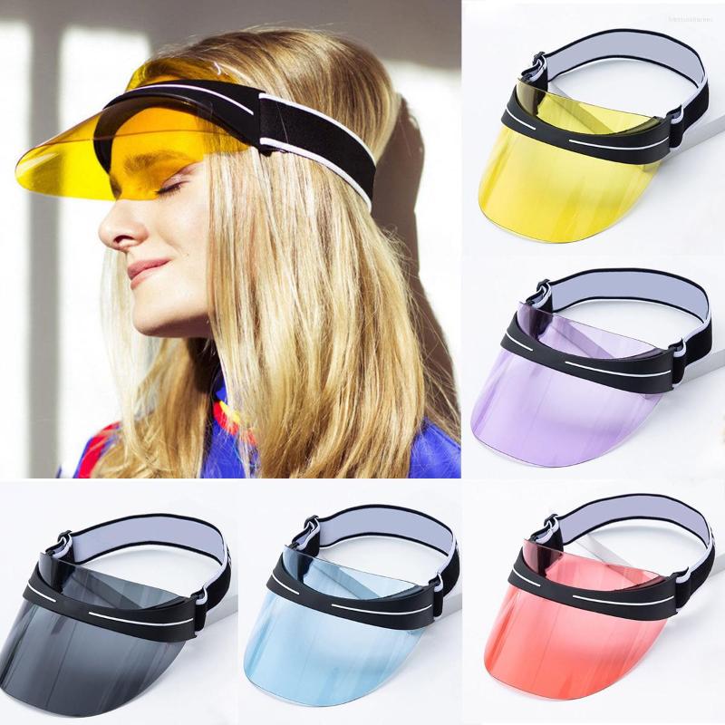 

Berets Summer Women Sun Hat Anti-UV Wide Brim Lens Visor Cap Unisex Outdoor Sports Golf Elastic Shade Caps Empty Top Beach Sunhat Lady, Black