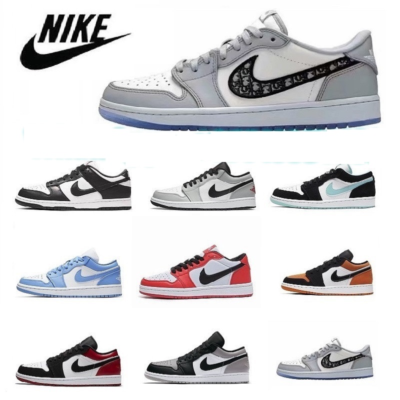 

Nike Air Jordan 1 Low Men Shoes Original Comfortable Lightweight Women Quality Sports Sneakers Basketball Shoes -45 L06