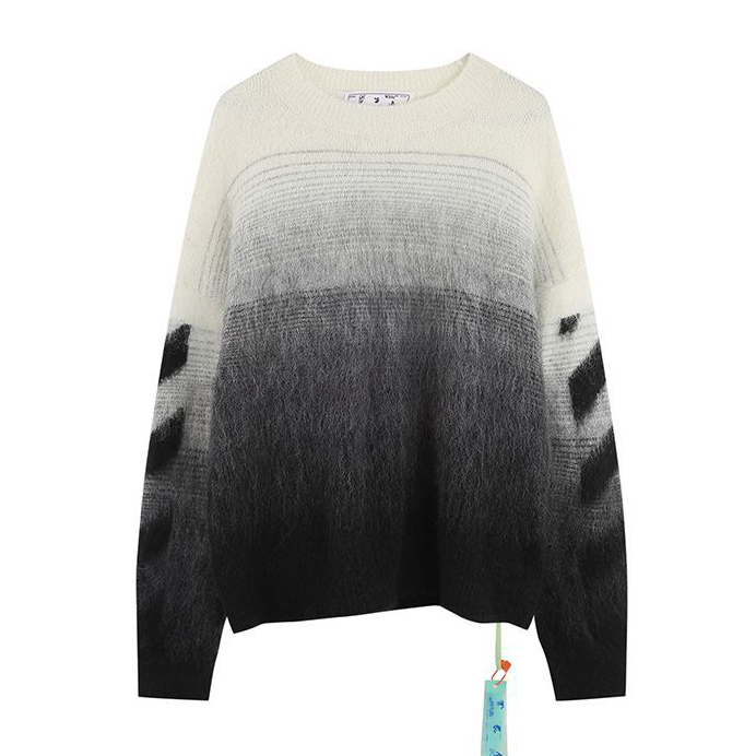

designer sweater mens womens Arrow Color Gradient cardigan sweaters senior classic multicolor round neck Autumn winter keep warm comfortable Top1 high guality 20