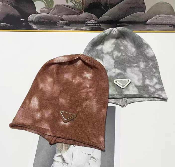 

Inverted Triangle Mark Heap cap ski Head-Wrapping Hip Hop Toque autumn wool cold hat letter hat Double Knitted for men and women outdoor casual warm hats, Aspic