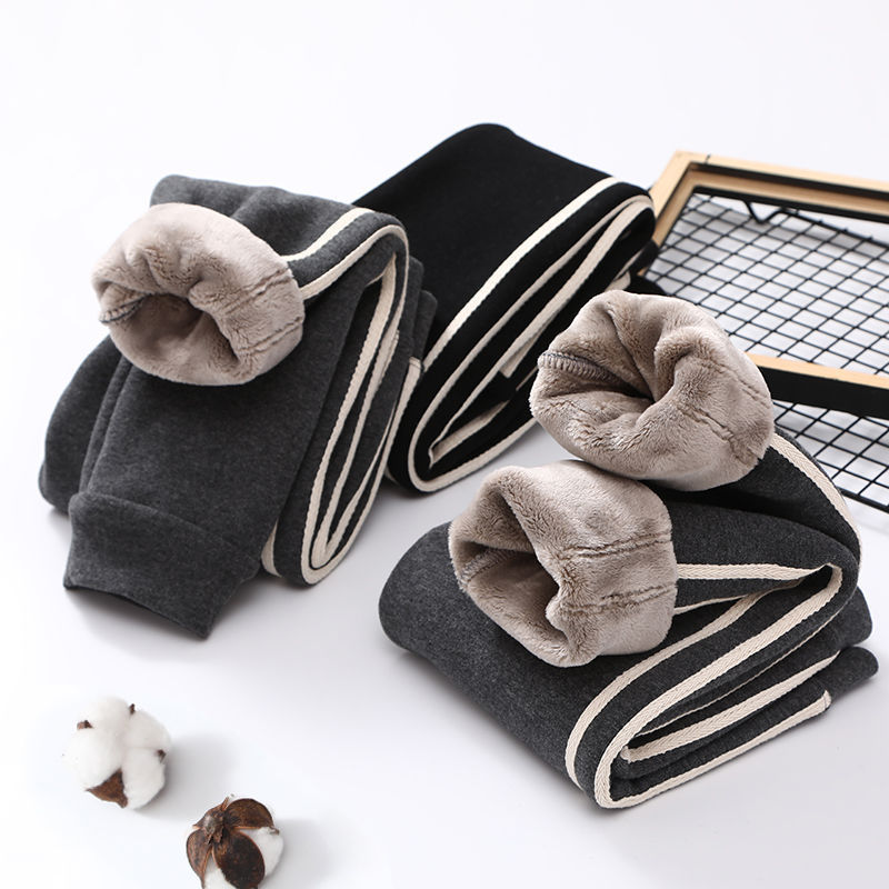 

Leggings Tights Teen Girls Plus Velvet Autumn Winter Outer Wear Children s All in one Thick Warm Pants 221006, Gray