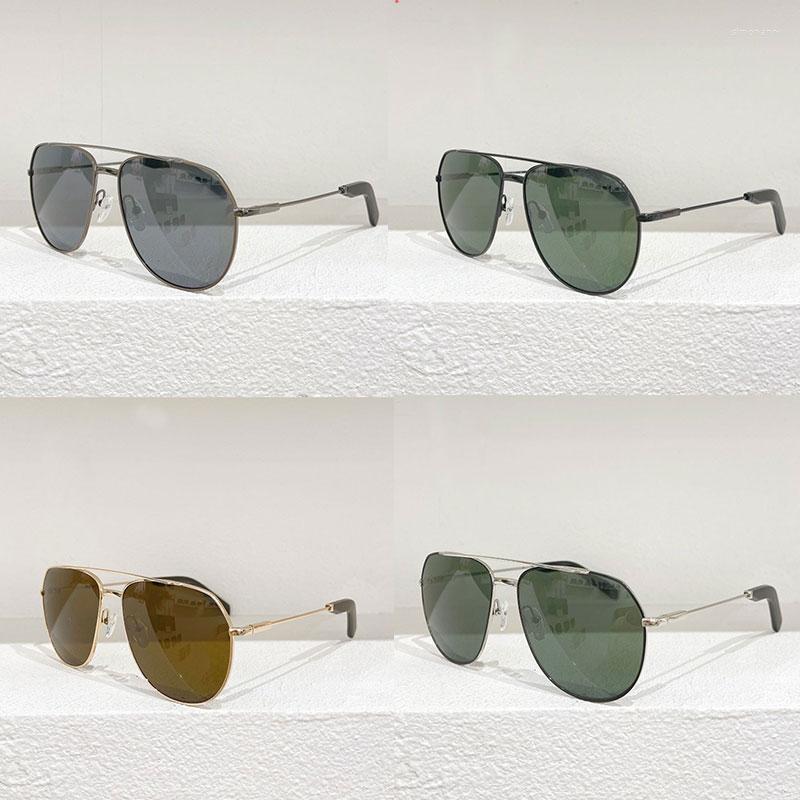

Sunglasses 2022 Pilot Metal Alloy Frames Luxurious Brand Men's Fashion Designer Classic UV 400 Polarized Women's Eyeglasses