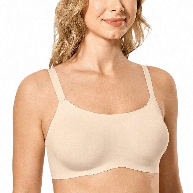 

bras Women's Plus Size Zero Feel Foam Padded Seamless Comfort Lightweight WireFree Bra G6n1#, Sargasso03
