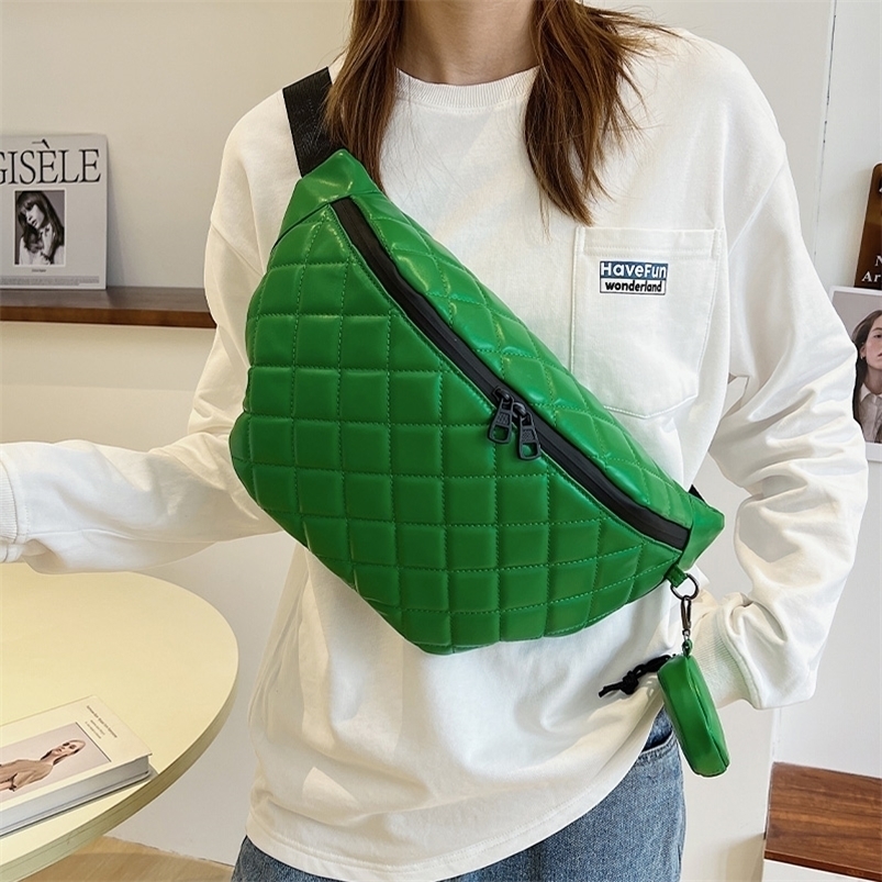 

Waist Bags Large Women's Waist Bag Chest Bag PU Leather Waterproof Fanny Pack Messenger Shoulder Banana Bags Multifunction Waist Pack Lady 220930, White