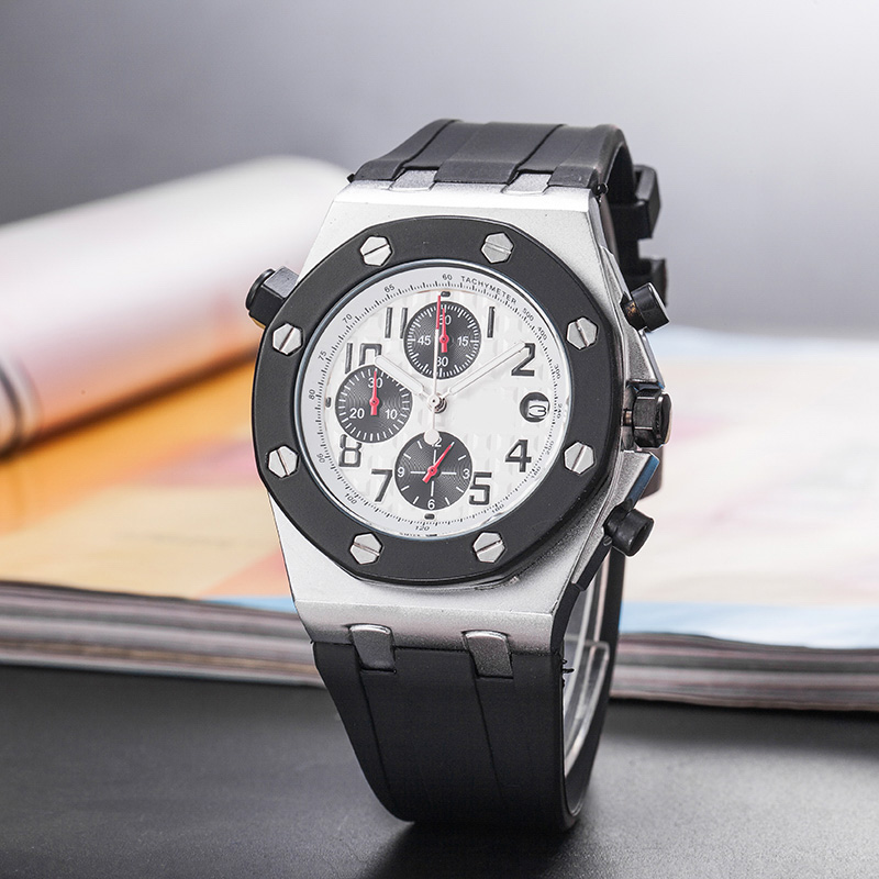 

Fashion Silver Gold Men s ap rado Watches Stainless Steel Material Quartz bentley Watch fff04