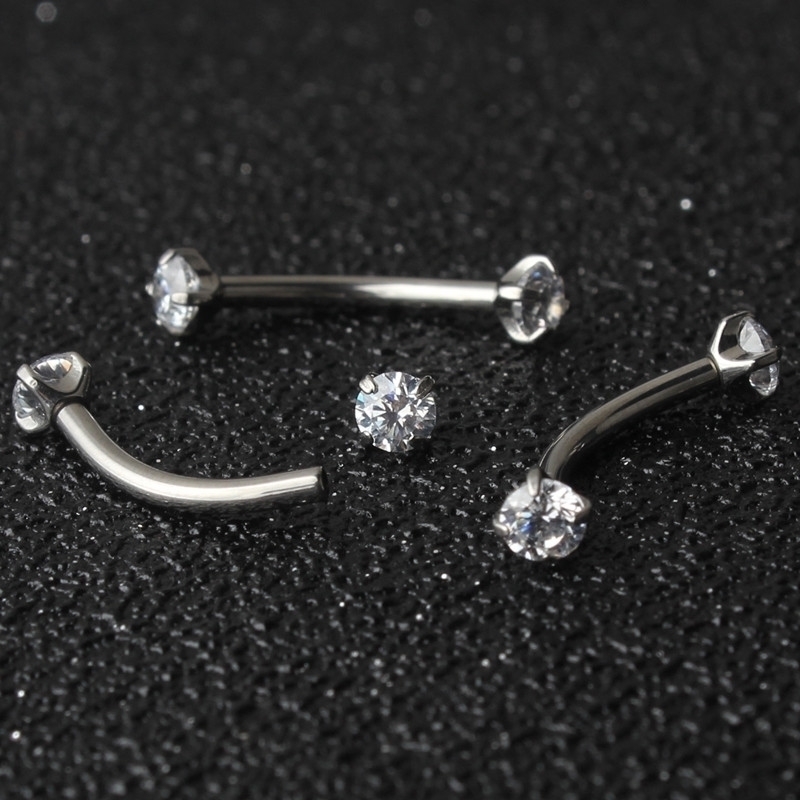 

Labret Lip Piercing Jewelry Belly Chains ASTM 36 Zircon Gem Eyebrow Ring Lip Piercing Ear Cartilage Tragus Stud Body Jewelry 220930