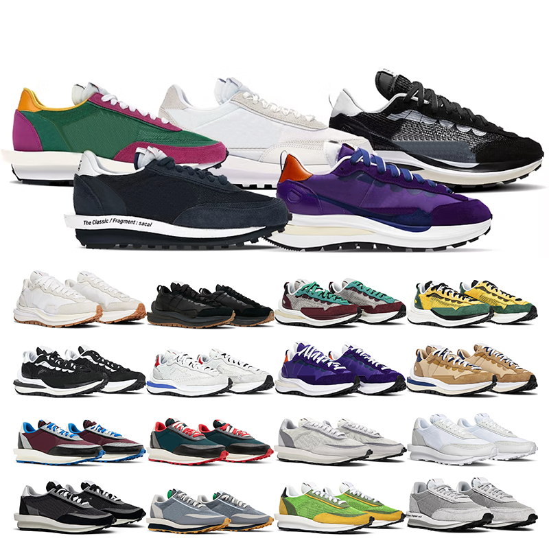 

designer Sacai Vaporwaffle Ld Waffle Running Shoes For Men Women Sail Black Gum Summit White Nylon Orange Mens Sports sneakers Trainers, Red