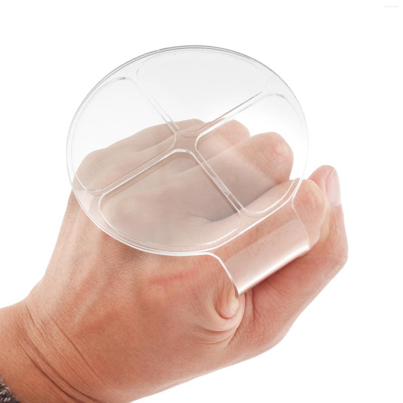 

Makeup Brushes Acrylic Clear Cream Foundation Eyeshadow Palette Paint Nail Art Manicure Polish Gel DIY Mixing Water Color Tool