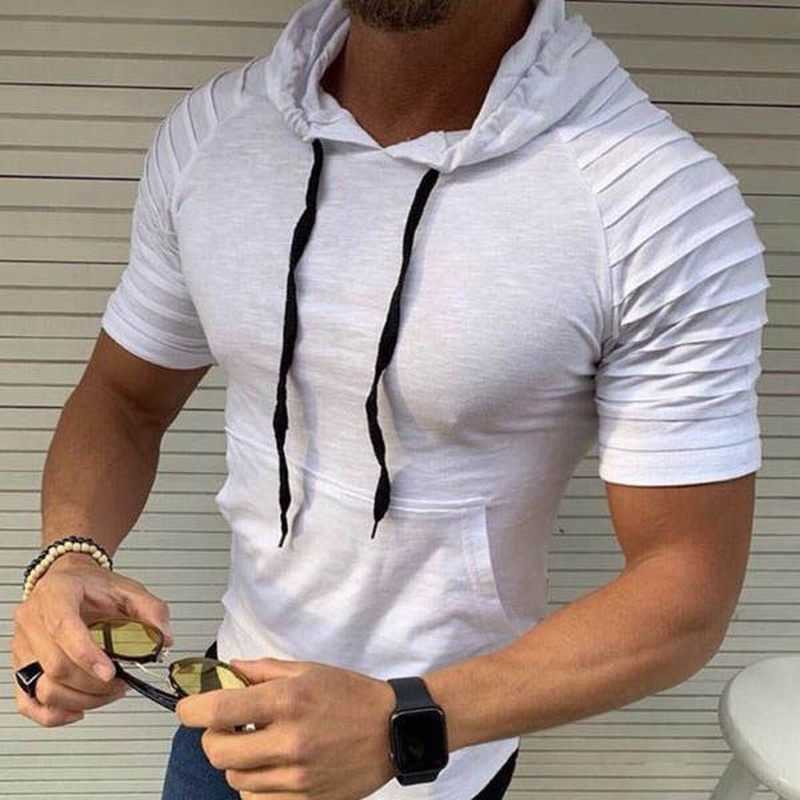 

Men's T-Shirts T Shirt Men Short Sleeve Hooded Tshirts Summer Autumn Sportwear Mens Clothing Sold Color Slim Fit Casual Gym Shirts Tops T221006, 342bs