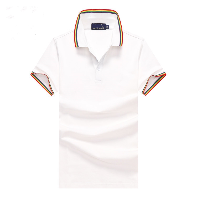 

designer poloo Disenador polos hombres solapa bordado manga corta verano 2023 nueva gama alta moda casual 100% algodon S-2XL, Asia