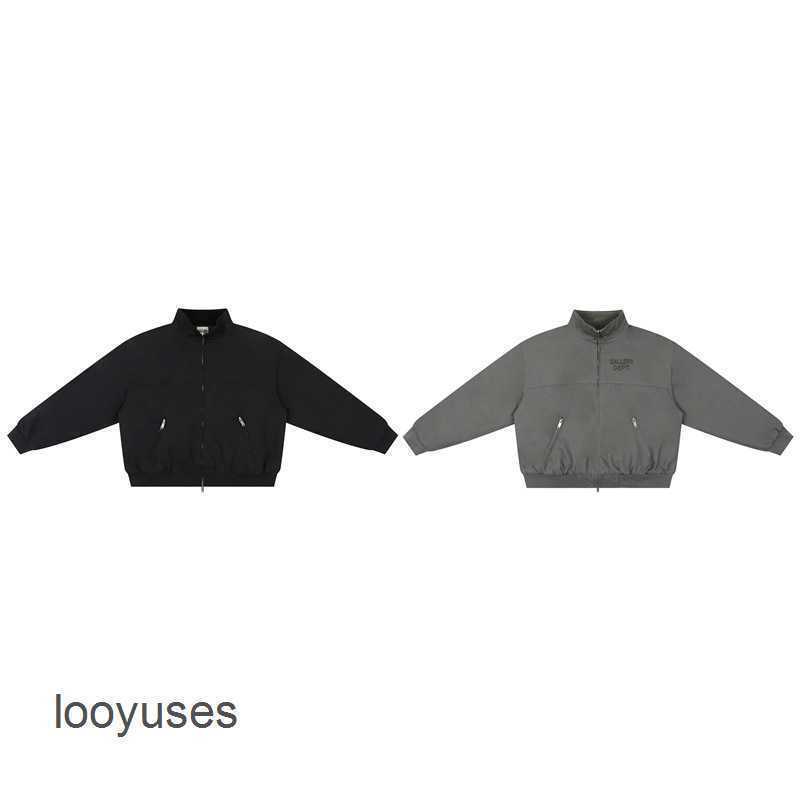 

Jacket Coat Galleryes  Dept American Fashion Mens Brand Letter Embroidery Baseball Suit Plush Pilot Men Women, Black