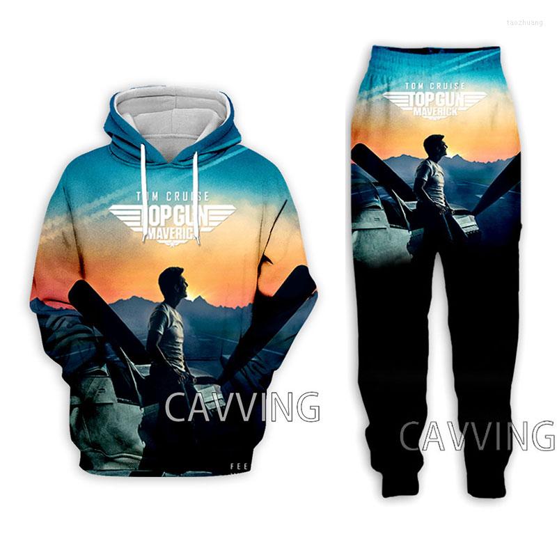 

Men' Tracksuits Fashion 3D Print Top Gun Hoodies/Hooded Sweatshirts Pants Trousers Suit Clothes Two-Pieces Sets, 07