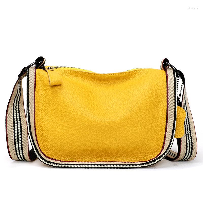 

Evening Bags High Quality Women Genuine Leather Shoulder Bag Fashion Women's Handbag Designer Cowhide Messenger Summer Tote, Beige