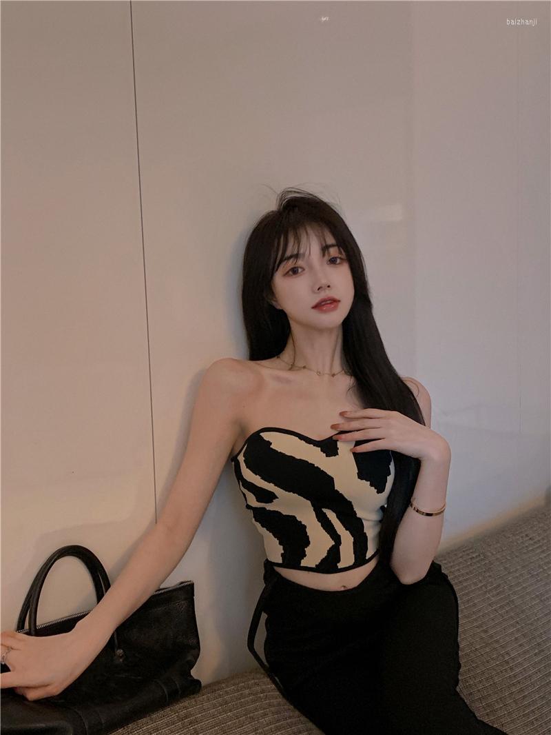 

Bustiers & Corsets Wipes Bosom Small Condole Belt Vest Dress Sexy Summer With Thin Outer Wear A Strapless Short Paragraph Coat, See chart