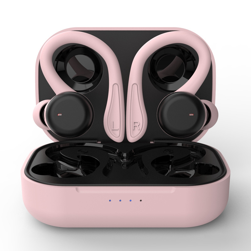 

2022 new top sell Bluetooth earphones large capacity ear mount new sports waterproof running headset TWS in-ear real wireless headphones
