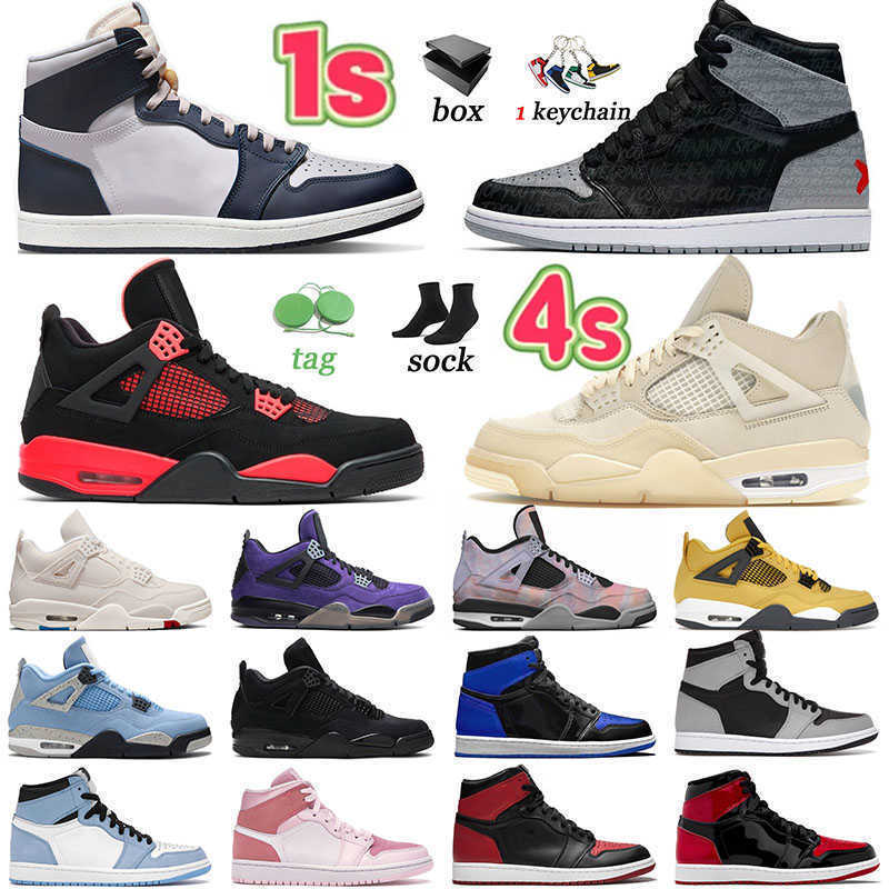 

Men Trainers Jumpman 1 Basketballs Designer Shoes Fashion Women Bred Patent Jumpmans 4 Canvas White Oreo 4s Rebellionaire Black Cat Canvas JORDON NKS, A22 36-46 mid light smoke grey