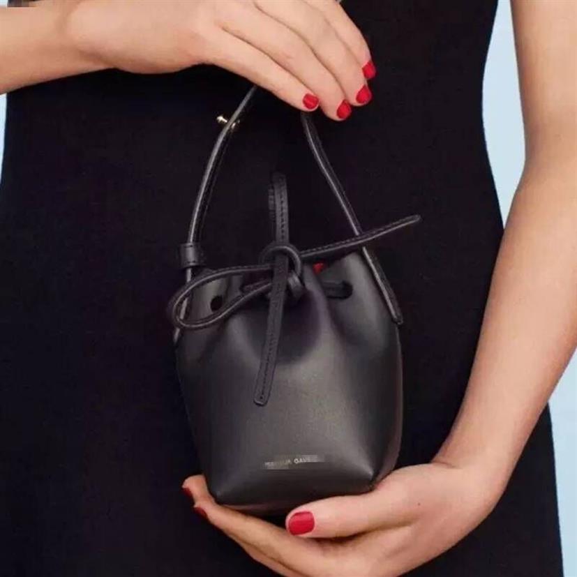 

polene bag Royal shoulder bag women of mansur gavriel ladies crossbody small leather bags for the girl CTQ1232Y LKUW, Black with red mini