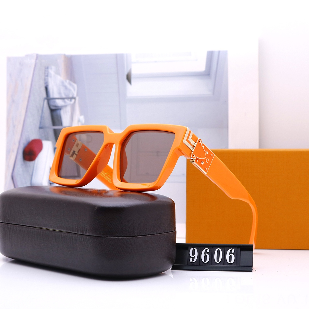 

millionaire Millionaires Sunglasses Frame Color Black Gold w/Box Fashion Sunglasses Man Woman Goggle Beach Sun glasses UV400 Top luxury