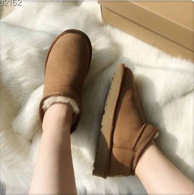 

Warm Boots Snow Boot Ankle Boots Australia Classic Womens Mini Half Winter Full Fur Fluffy Furry Satin Booties Slippers Us4-13, Black