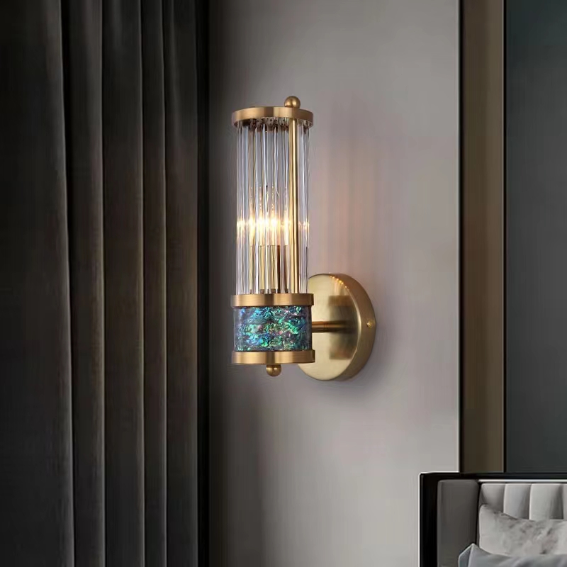 

Modern Gold Wall Lamps Indoor Background Wall Sconce Vanity Lamp For Restaurant Living Room Bedroom Hotel Stair Light