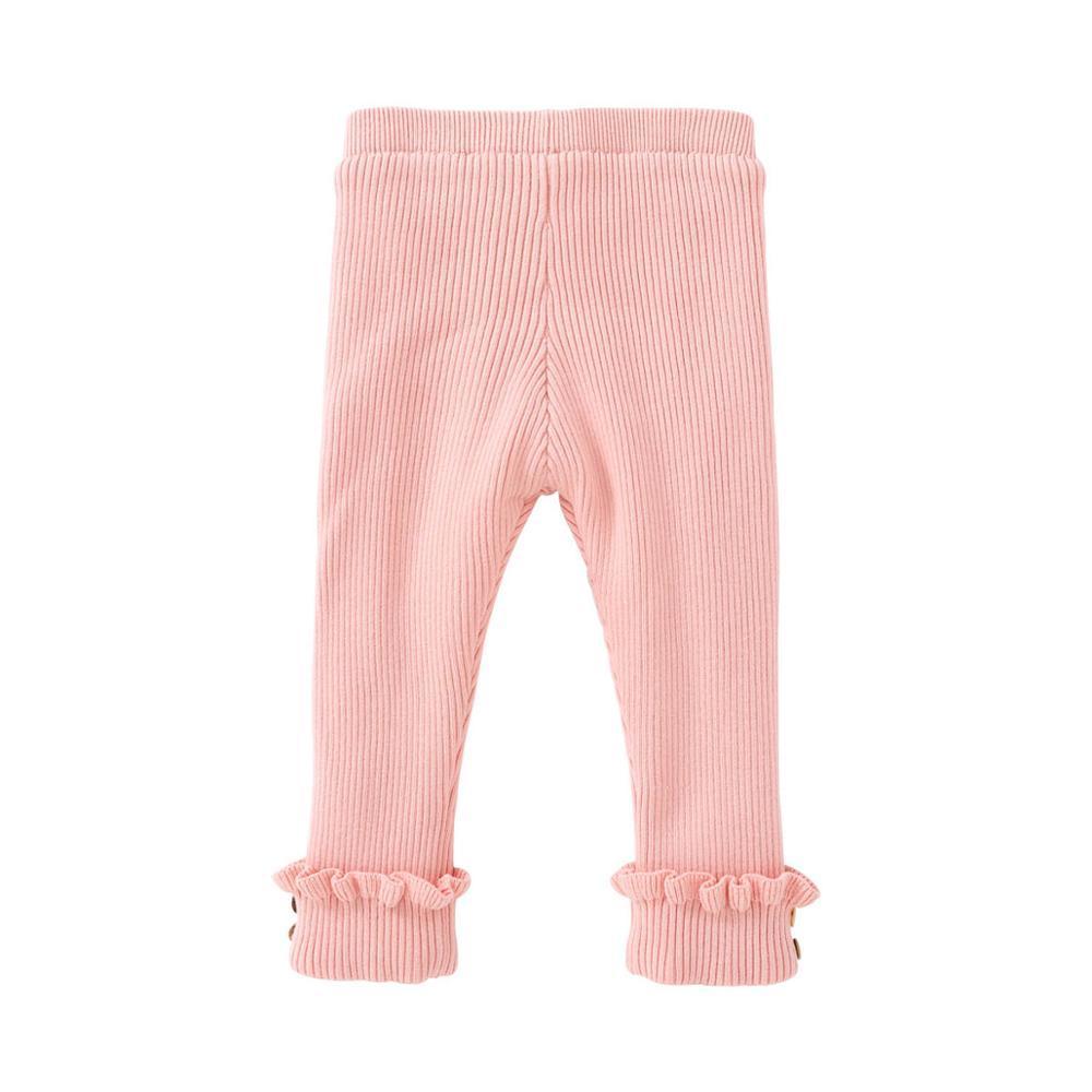 

Leggings Tights Pureborn Children Kids Girl Knitted Cotton Fleece Lined Baby Bottoms Pants Solid Color Ruffle Winter 221006, Pink