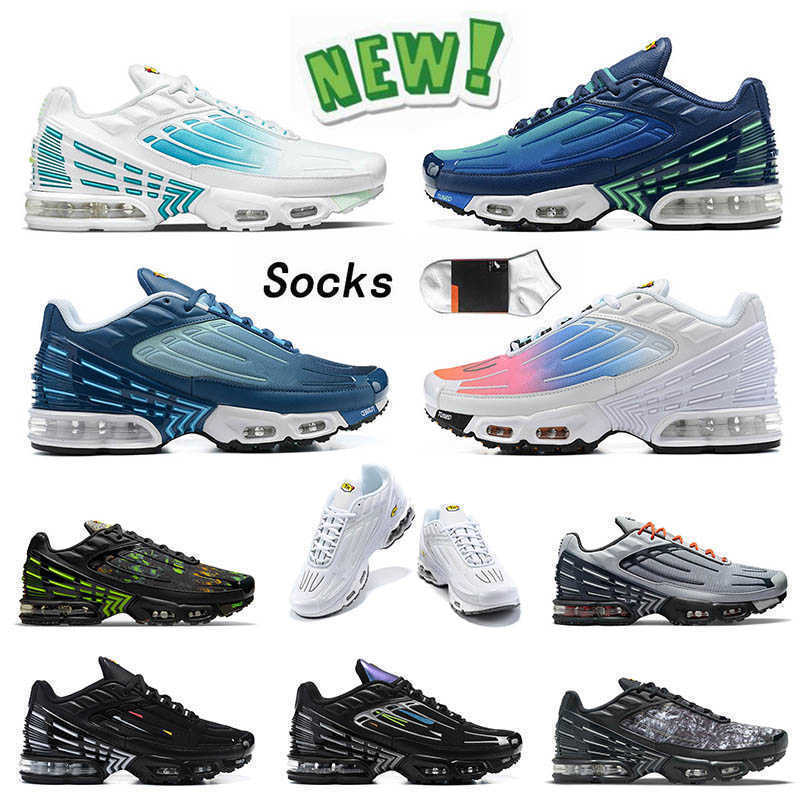 

WITH BOX designer 2023 New Arrival Running Shoes Tn Plus 3 Leather Triple Black Purple Grey Gold Multi White Topography Pack Womens Mens Sneakers Trainers JORDON NKS, C40 blue 39-45