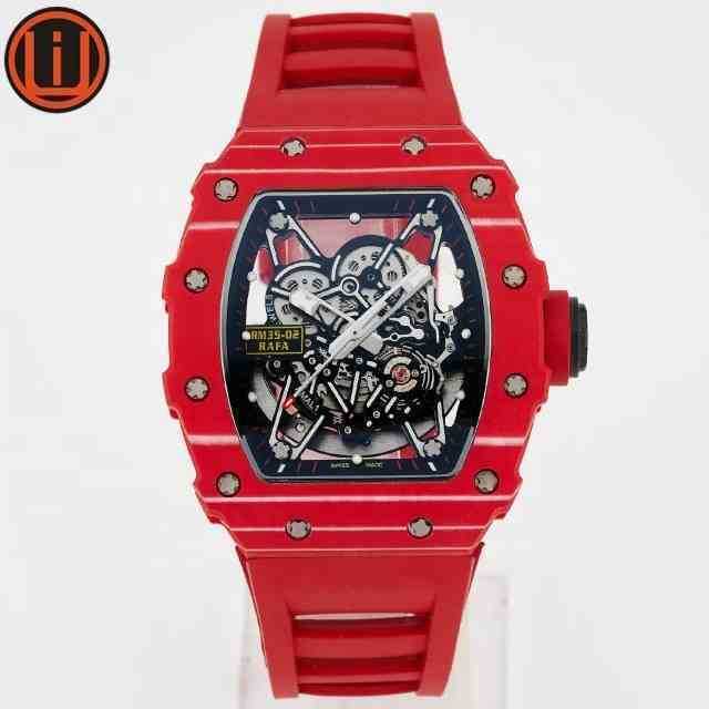 

SUPERCLONE watches wristwatch designer Luxury mens Mechanics Watch Richa Milles Men Wrist Hollowed Out Superior Quality Ceramic Case GG5R, Red