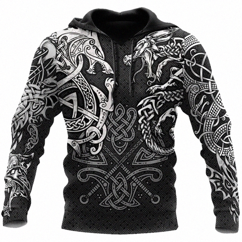 

men's Hoodies & Sweatshirts Viking Odin Tattoo 3D Printed Men Harajuku Fashion Hooded Sweatshirt Autumn Unisex Street Long Sleeve Clothing 4 V8Ce#, Ofsk-00304