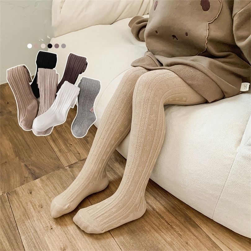 

Leggings Tights Baby Girl Tights Warm Leggings Kids Pants Solid Cotton Child Pantyhose Casual Stockings Girls Toddler Dance Spring Clothes 08Y 2201006, Deep brown