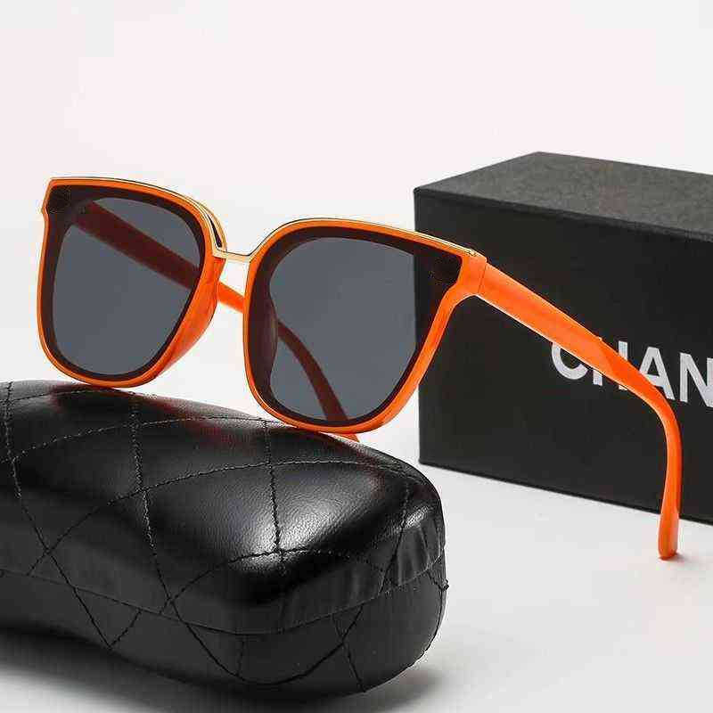 

2023 Luxury Brand Channel Slim Sunglasses Square Trendy Women's Sunscreen Versatile Foreign Temperament Polarized UV Proof Strong Light
