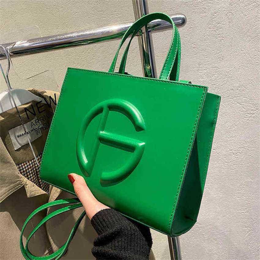 

Women Pu Leather Crossbody Bags with Short Handle Tote Luxury Ladies Shoulder Small Handbag and Purses 2022 New Satchel G220519, Large green