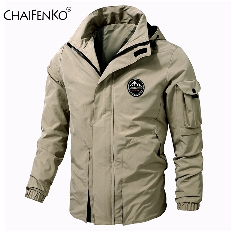 

Mens Jackets Men Outdoor Jacket Spring Autumn Hooded Waterproof Casual Jacket Coat Men Tactics Military Jacket Men Plus Size M8XL 221006, Army green