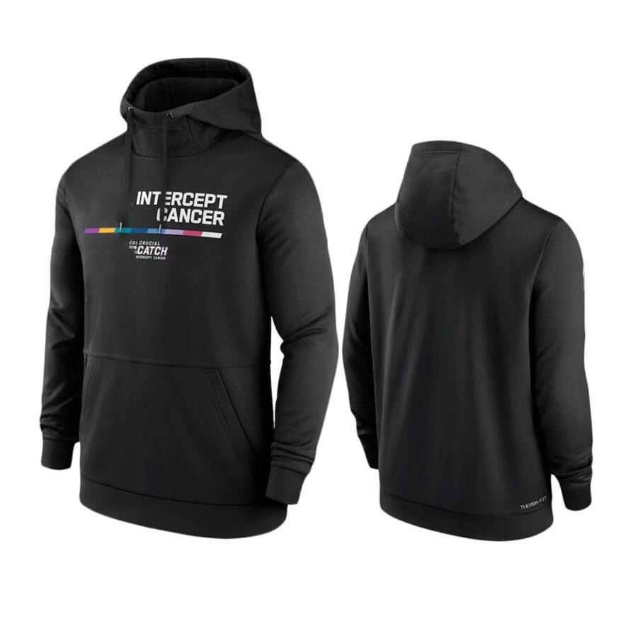 

Football Hoodie Philadelphia''Eagles''2022 black Crucial Catch Therma Performance Pullover Hoodies Men women Untouchable, Style