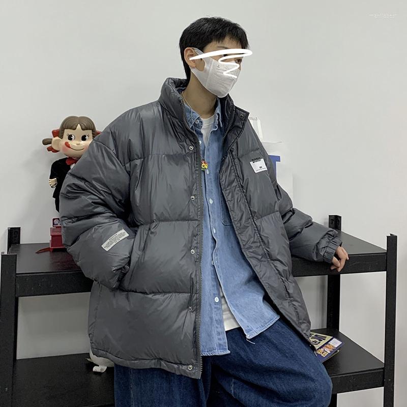 

Men's Down 2022 Winter Stand Collar Jacket High Quality, Black