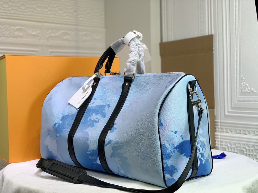 

fashion shoulder bag Top Quality Outdoor travel Double Shoulders Messenger Bags luggage Handbag women's Totes Genuine Leather production M57486, Color 1