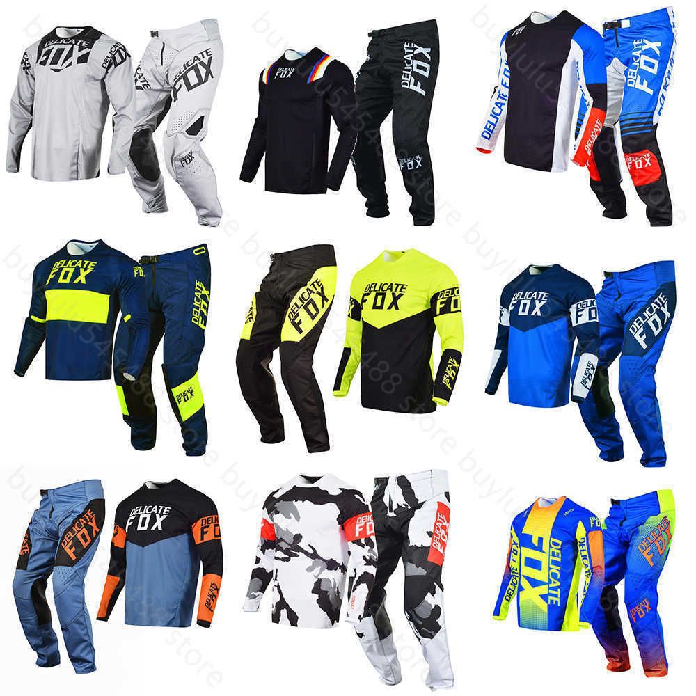 

Men's Tracksuits Motocross Gear Set Jersey Pants 180 360 Mx Combo Moto Enduro Atv Outfit Equipment Dirtbike Suit for Adult, F109