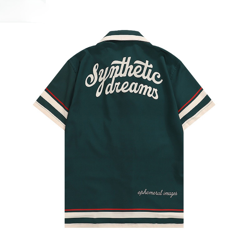 

23ss Breathable loose men's shirt New fashion trend print designer full print embroidery luxury high-end geometric pattern Asian size M- sc 00002, Multi