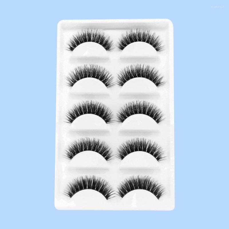 

False Eyelashes 5 On Natural Dramatic Artificial Makeup Thick Long Eye Tail Stretching Exaggerated So
