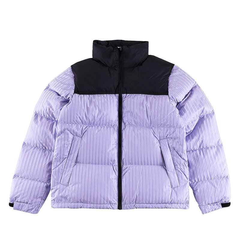 

Mens Down Jacket American Designer Co Branded Water Ripple Outdoor Puffers Jacket Trend Brand Puffer Jackets Thickened Couples Coat With Waters Ripples Print, Black