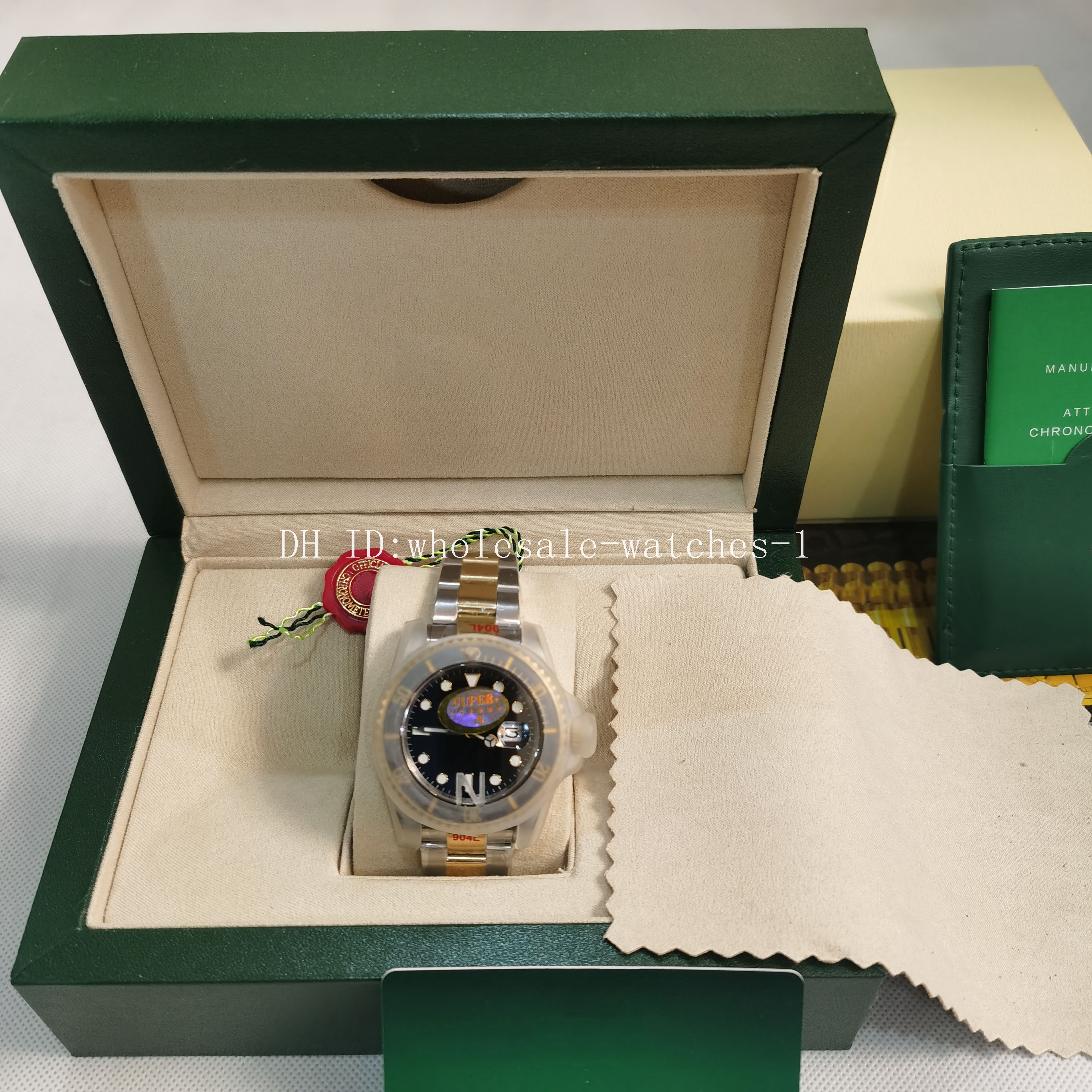 

5 Star Super Watch V5 Version 7 Color 2813 Automatic Movement Wristwatch 116613 black 40mm Ceramic Bezel Sapphire Glass Diving Men Watches New style box