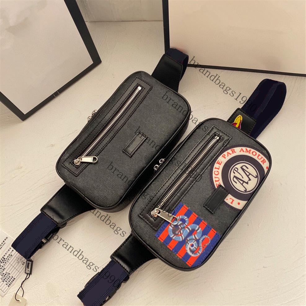 

Luxury Designers Men Chest Pack Genuine Leather Waist Bags Bumbag Bag Fanny Packs Running Belt Jogging Pouch Back Purse Fashion Re2481