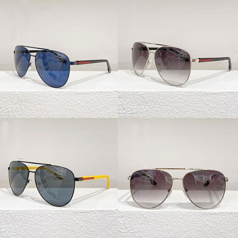

Sunglasses 2022 Pilot Metal Alloy Frames Men Women Classic Fashion Brand Luxurious Designer SPR 52WS UV 400 Eyeglasses