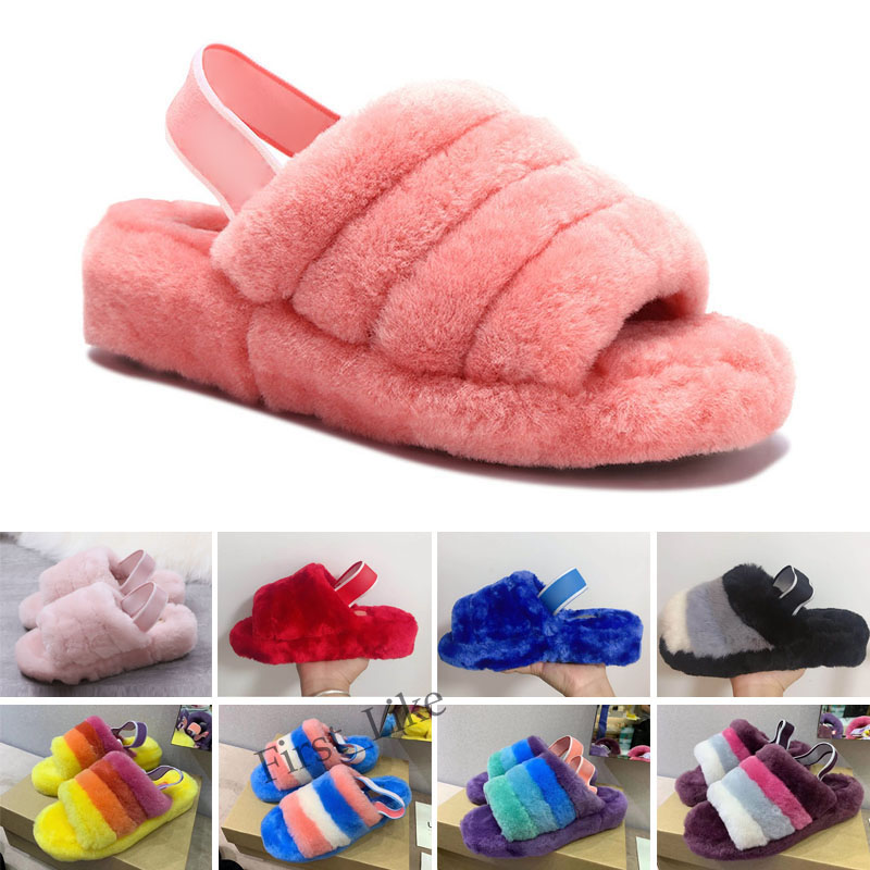 

Autumn Winter Fashion Shoes Sandals Personality Plush Slippers Outdoor Lovely Versatile Soft Bottom Indoor Anti-Slip Quiet Cotton Mop Size 35-40, Color 14