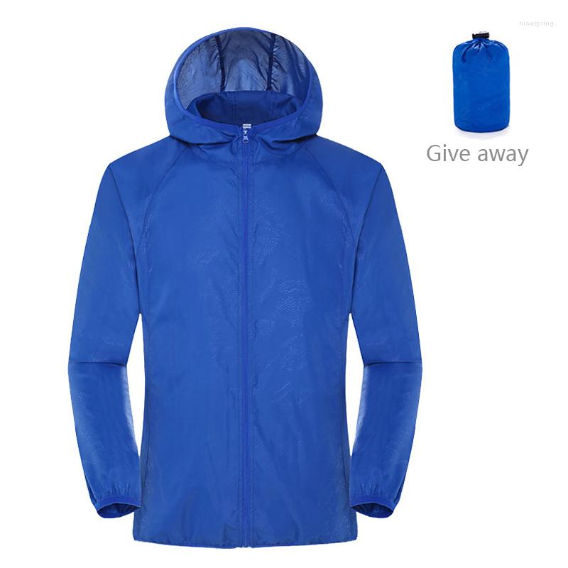 

Hunting Jackets Camping Rain Jacket Men Women Waterproof Sun Protection Clothing Fishing Clothes Quick Dry Skin Windbreaker With Pocketr, White