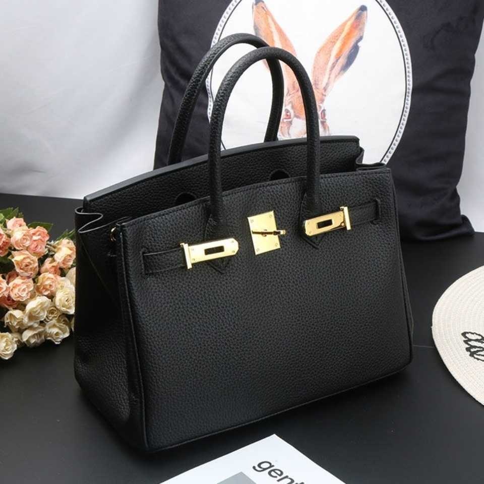 

Fashion birkins woman herme bag women s 2022 new mall red bride portable ingle houlder Crobody leather, 35