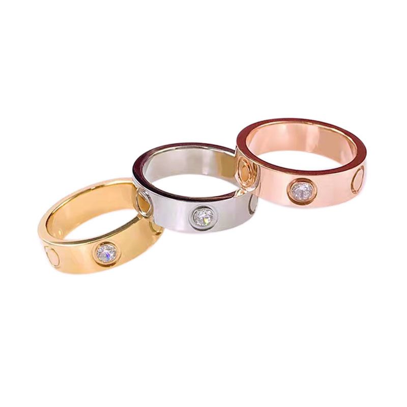 

Jewelry Ring Band Rings Fashion Titanium Steel Gold Silver Rose South American style Gift Paty Anniversary Gold Fillde Plated Men Women jewellery for lovers