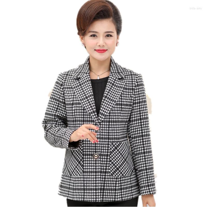 

Women's Suits Youth Clothing For Women Elegant Blazer Plaid Short Jacket Autumn Women's Leisure Suit Korean Style Jackets 1366