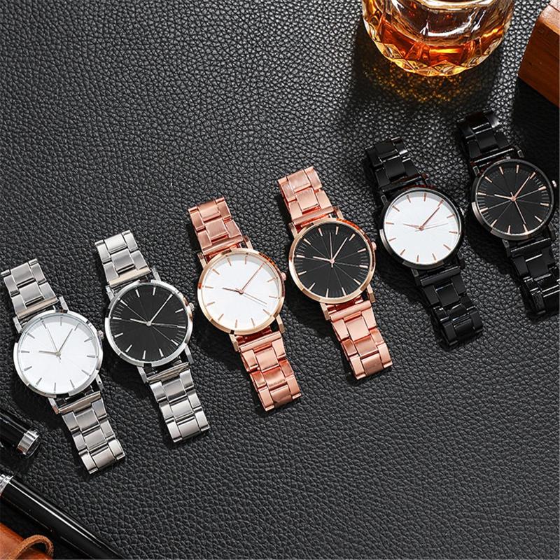

Pocket Watches 2022 Minimalist Men's Fashion Ultra Thin Stainless Steel Band Watch Business Quartz Watches#4